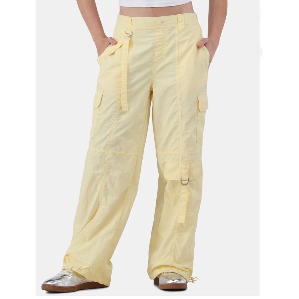 Women’s Lightweight Nylon Parachute Pants Size XXS
